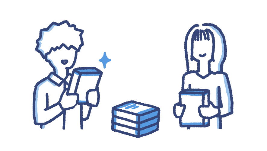 購入する方のイラスト